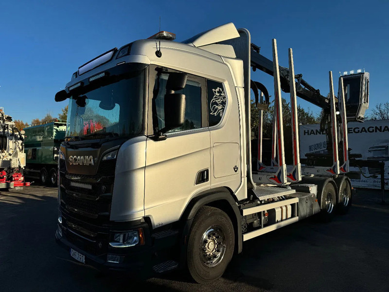Scania R730 V8 6X4, Retarder, Timber-truck + Kran, 2020 - 木材运输车, 起重车:图4 Scania R730 V8 6X4, Retarder, Timber-truck + Kran, 2020 - 木材运输车, 起重车:图4