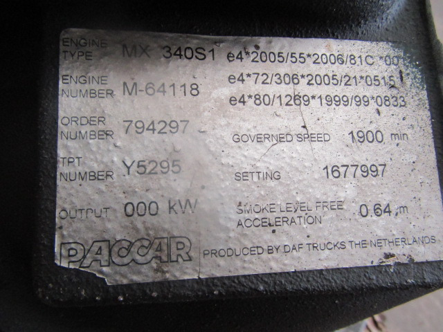 DAF XF 105 460 (MX340 SI) CONROD AND PISTON - 发动机及其零件 适用于 卡车:图2 DAF XF 105 460 (MX340 SI) CONROD AND PISTON - 发动机及其零件 适用于 卡车:图2