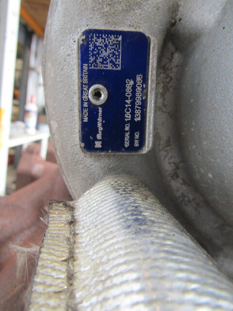 DAF XF 105 460 (MX340SI) TURBO & MANIFOLD COMPLETE ‘BORG WARNER’ 13879980066 - 涡轮增压器 适用于 卡车:图3 DAF XF 105 460 (MX340SI) TURBO & MANIFOLD COMPLETE ‘BORG WARNER’ 13879980066 - 涡轮增压器 适用于 卡车:图3