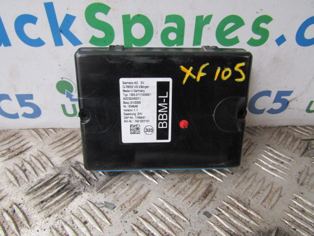 DAF XF 105 BBM-L ECU P/NO 1740941 - ECU 适用于 卡车:图1 DAF XF 105 BBM-L ECU P/NO 1740941 - ECU 适用于 卡车:图1