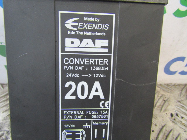 DAF XF 105 VOLTAGE DROPPER P/NO 1368354 - 电气系统 适用于 卡车:图2 DAF XF 105 VOLTAGE DROPPER P/NO 1368354 - 电气系统 适用于 卡车:图2