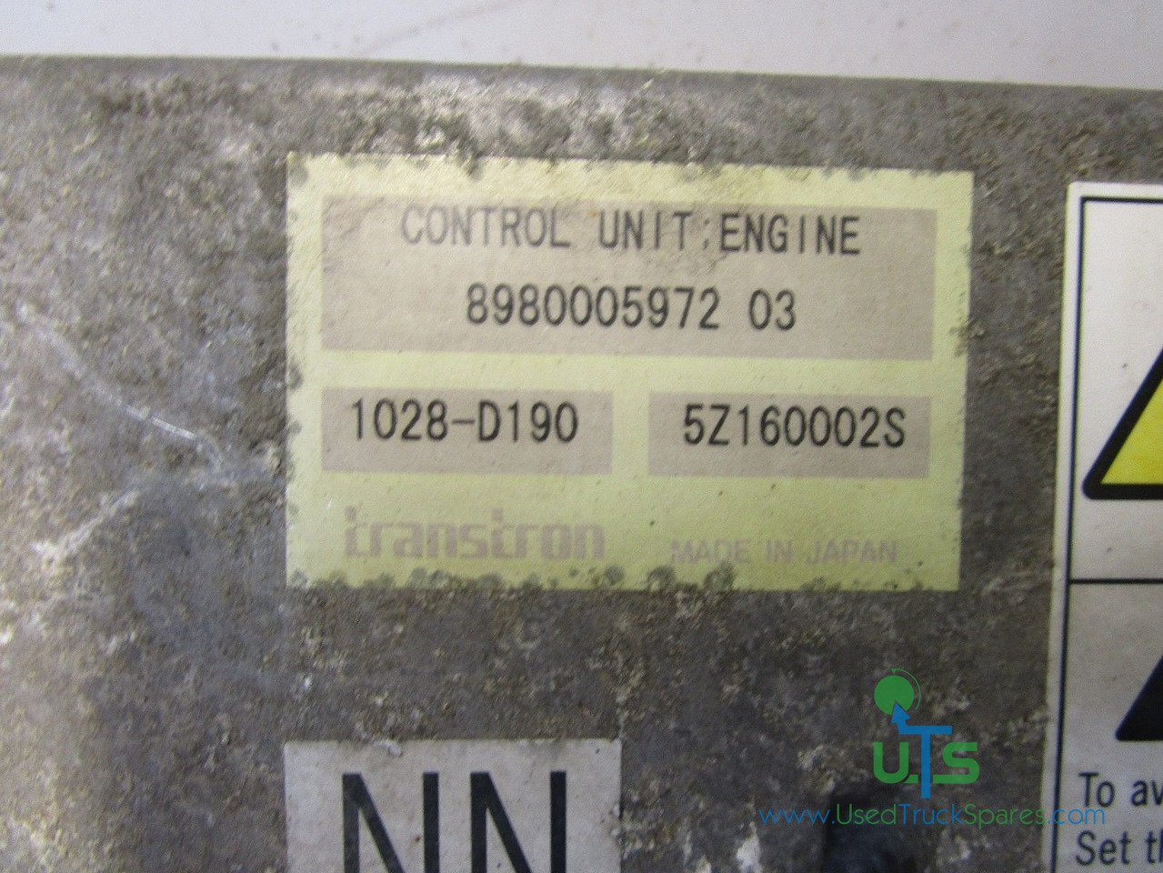 ISUZU NQR 4HK1 ENGINE ECU P/NO 8980005972 03 - ECU 适用于 卡车:图2 ISUZU NQR 4HK1 ENGINE ECU P/NO 8980005972 03 - ECU 适用于 卡车:图2