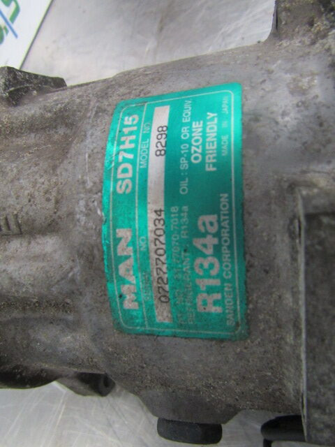 MAN TGM 340 D0836 AIR CON PUMP TYPE-SD7HI5/MODEL NO 8298 - 发动机及其零件 适用于 卡车:图3 MAN TGM 340 D0836 AIR CON PUMP TYPE-SD7HI5/MODEL NO 8298 - 发动机及其零件 适用于 卡车:图3