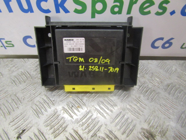 MAN TGM ECAS ECU WABCO P/NO 446 170 2070 MAN P/NO 81.25811.7019 - ECU 适用于 卡车:图1 MAN TGM ECAS ECU WABCO P/NO 446 170 2070 MAN P/NO 81.25811.7019 - ECU 适用于 卡车:图1