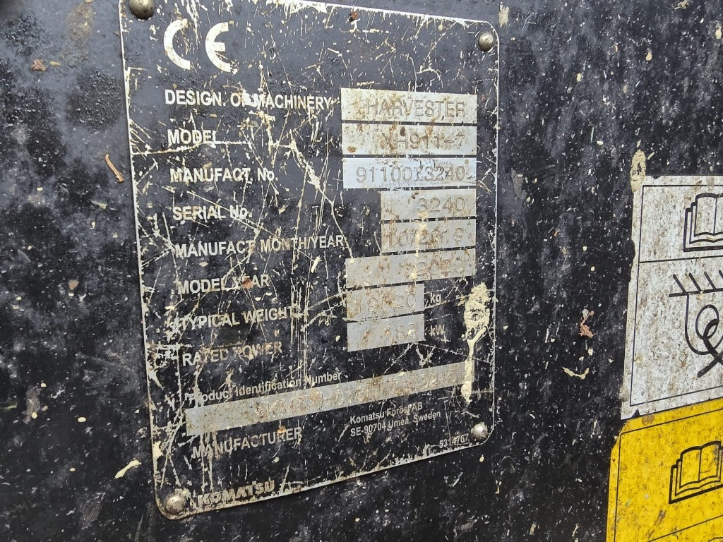 Komatsu 911.7  - 林业收割机:图5 Komatsu 911.7  - 林业收割机:图5