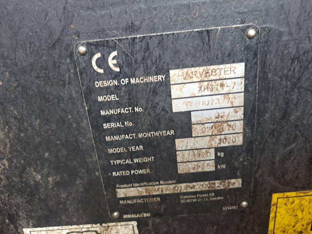 Komatsu 911  - 林业收割机:图2 Komatsu 911  - 林业收割机:图2