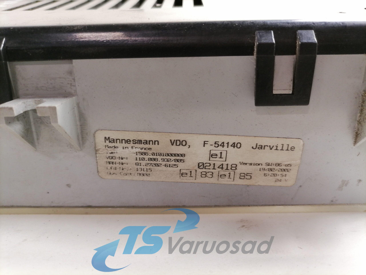 MAN Dashboard 81272026125 - 仪表板 适用于 卡车:图2 MAN Dashboard 81272026125 - 仪表板 适用于 卡车:图2