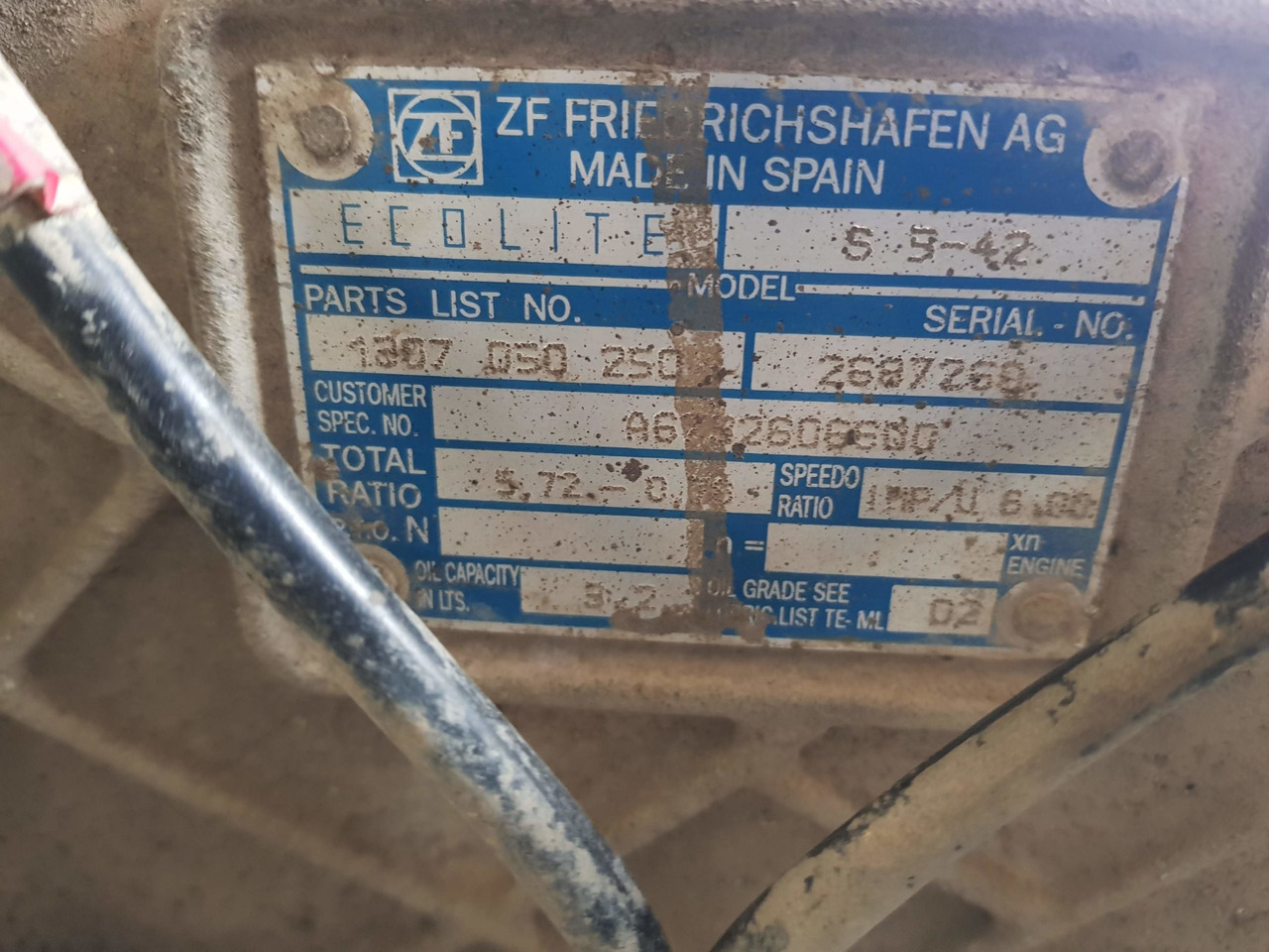 MB Gearbox S5-42 - 变速箱及其零件 适用于 卡车:图2 MB Gearbox S5-42 - 变速箱及其零件 适用于 卡车:图2