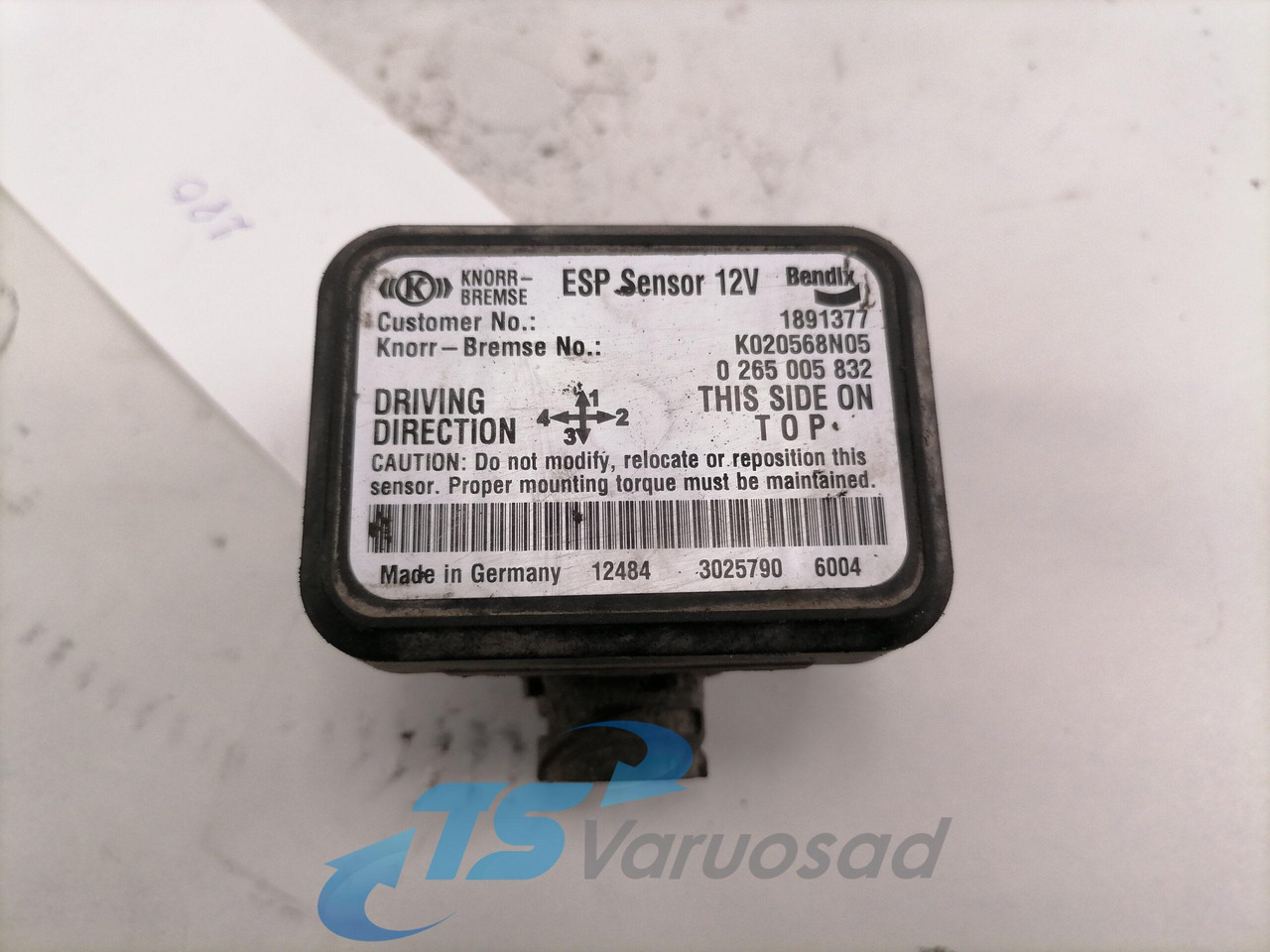 Scania Andur, ESP 1891377 - 传感器 适用于 卡车:图3 Scania Andur, ESP 1891377 - 传感器 适用于 卡车:图3