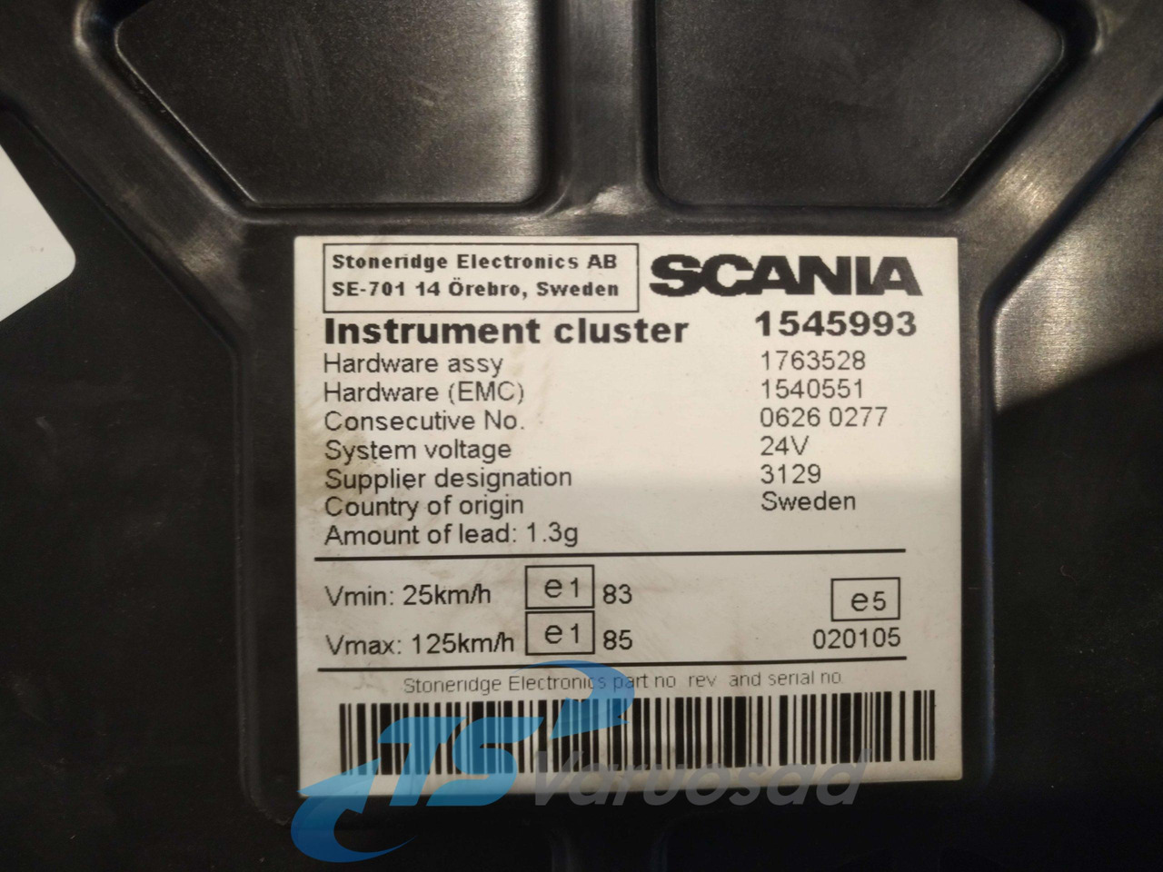 Scania Dashboard 1545993 - 仪表板 适用于 卡车:图2 Scania Dashboard 1545993 - 仪表板 适用于 卡车:图2