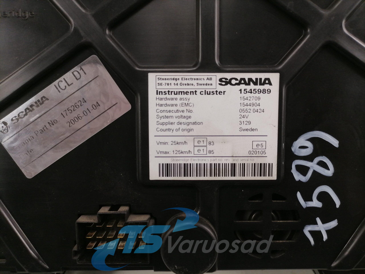 Scania Dashboard 1752624 - 仪表板 适用于 卡车:图4 Scania Dashboard 1752624 - 仪表板 适用于 卡车:图4