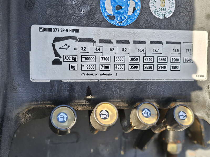 牵引车 DAF XF 105.460 6X2 / HIAB 37 t/m CRANE / KRAN:图19 牵引车 DAF XF 105.460 6X2 / HIAB 37 t/m CRANE / KRAN:图19