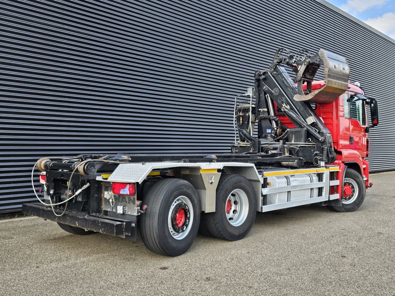 MAN TGS 26.400 / 6x4H-2 / HMF Z KRAAN + CONTAINERSYSTEM - 光缆系统卡车, 起重车:图4 MAN TGS 26.400 / 6x4H-2 / HMF Z KRAAN + CONTAINERSYSTEM - 光缆系统卡车, 起重车:图4