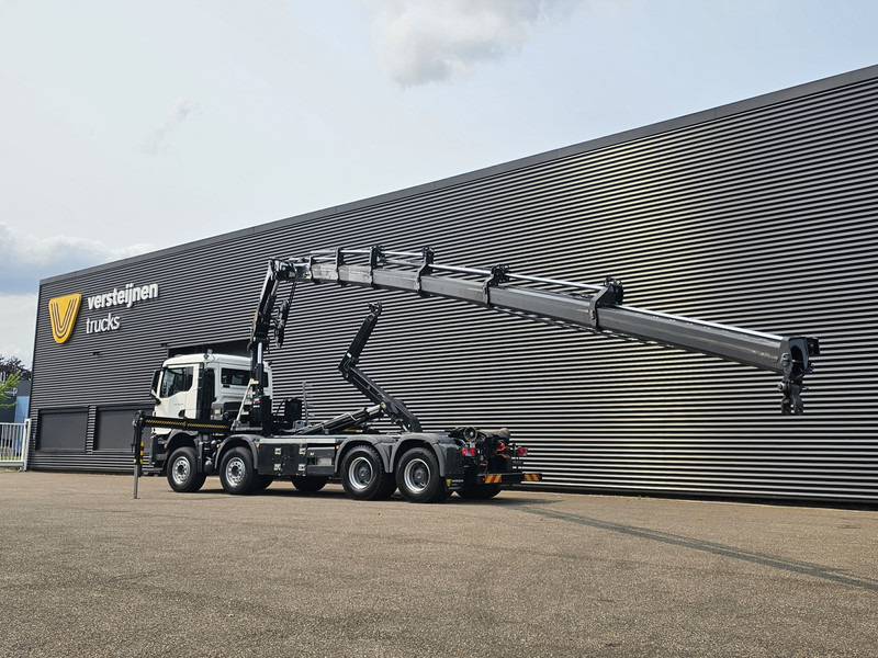 MAN TGS 35.470 8X4 BB / HIAB CRANE + HOOKLIFT - 吊钩升降车, 起重车:图4 MAN TGS 35.470 8X4 BB / HIAB CRANE + HOOKLIFT - 吊钩升降车, 起重车:图4