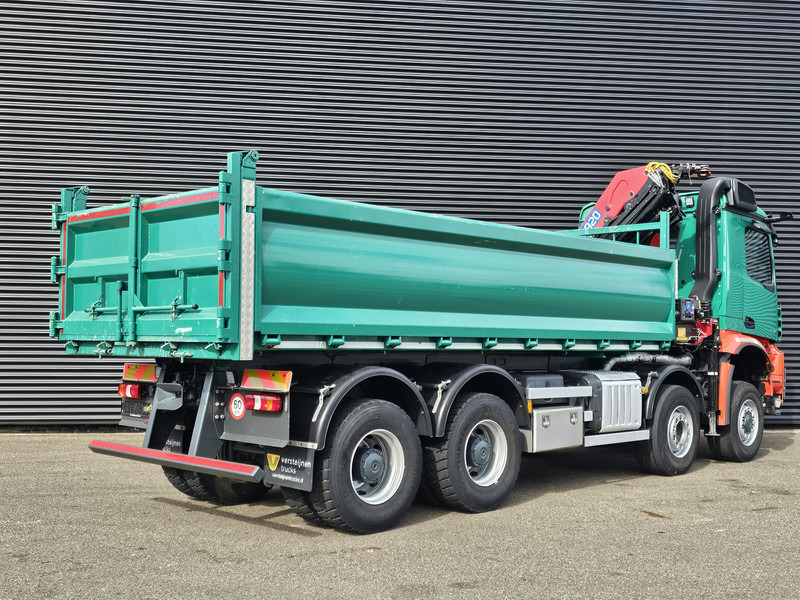 Mercedes-Benz AROCS 4145 / 8X6 / TIPPER + HMF CRANE - 翻斗车, 起重车:图3 Mercedes-Benz AROCS 4145 / 8X6 / TIPPER + HMF CRANE - 翻斗车, 起重车:图3