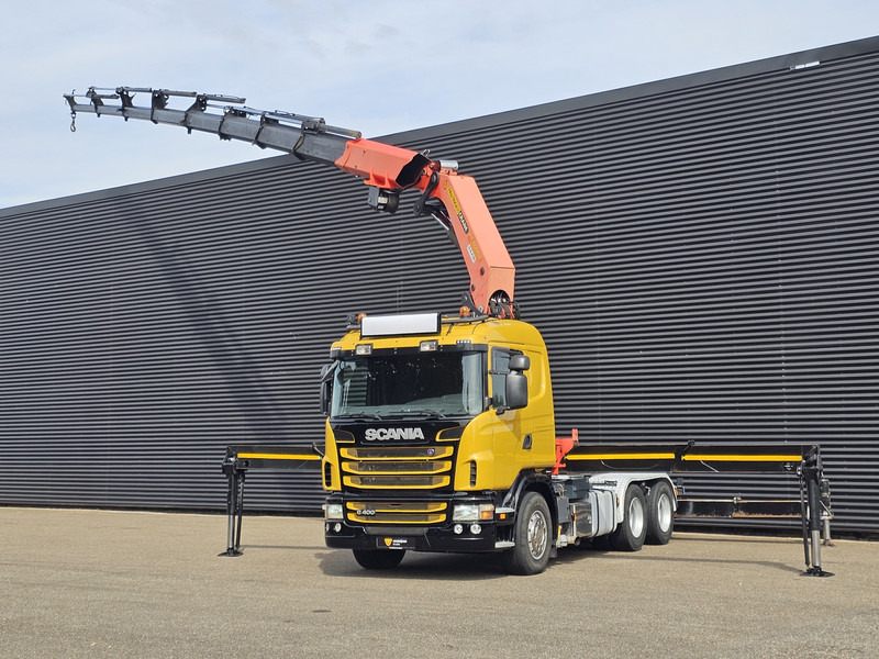 Scania G400 6x2 / PALFINGER PK 60002 / WINCH / BALLAST - 栏板式/ 平板卡车, 起重车:图3 Scania G400 6x2 / PALFINGER PK 60002 / WINCH / BALLAST - 栏板式/ 平板卡车, 起重车:图3