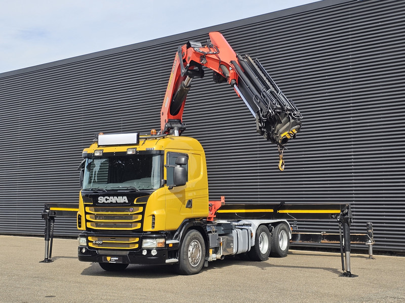 Scania G400 6x2 / PALFINGER PK 60002 / WINCH / BALLAST - 栏板式/ 平板卡车, 起重车:图5 Scania G400 6x2 / PALFINGER PK 60002 / WINCH / BALLAST - 栏板式/ 平板卡车, 起重车:图5