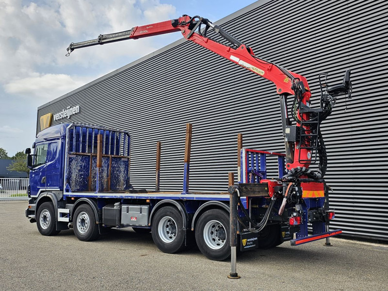 Scania G440 8x4 / RETARDER / PALFINGER-EPSILON CRANE - 栏板式/ 平板卡车, 起重车:图2 Scania G440 8x4 / RETARDER / PALFINGER-EPSILON CRANE - 栏板式/ 平板卡车, 起重车:图2