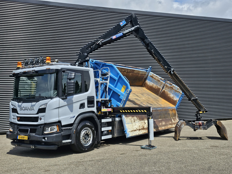 Scania P420 6x2-4 / HMF Z KRAAN / 2 KANTEN KIPPER - 翻斗车, 起重车:图2 Scania P420 6x2-4 / HMF Z KRAAN / 2 KANTEN KIPPER - 翻斗车, 起重车:图2
