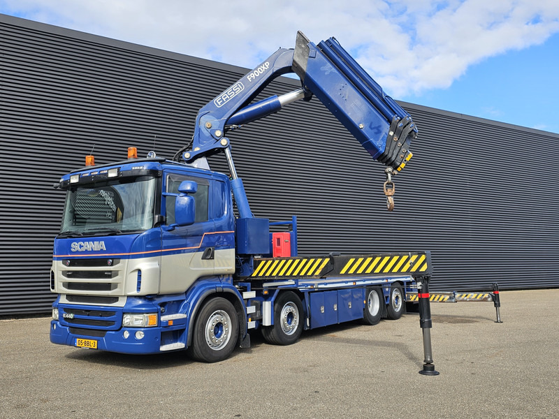 Scania R440 8x2*6 / FASSI 90 t/m CRANE / KRAN - 栏板式/ 平板卡车, 起重车:图5 Scania R440 8x2*6 / FASSI 90 t/m CRANE / KRAN - 栏板式/ 平板卡车, 起重车:图5