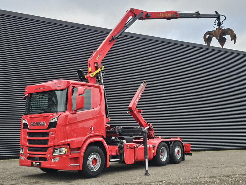 Scania R520 V8 6x2/4 / EPSILON CRANE + HOOKLIFT - 吊钩升降车, 起重车:图1 Scania R520 V8 6x2/4 / EPSILON CRANE + HOOKLIFT - 吊钩升降车, 起重车:图1