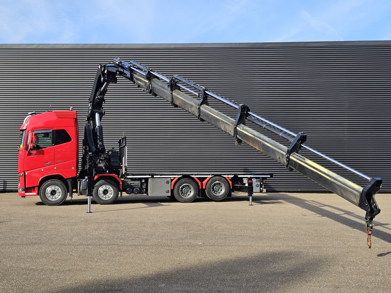 Volvo FH 16.650 8x4 / HIAB 105 t/m CRANE / KRAN - 栏板式/ 平板卡车, 起重车:图3 Volvo FH 16.650 8x4 / HIAB 105 t/m CRANE / KRAN - 栏板式/ 平板卡车, 起重车:图3