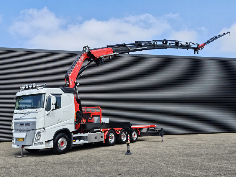 Volvo FH 540 8x4-4 / FASSI 71 t/m CRANE + JIB WINCH / KRAN / GRUA - 栏板式/ 平板卡车, 起重车:图1 Volvo FH 540 8x4-4 / FASSI 71 t/m CRANE + JIB WINCH / KRAN / GRUA - 栏板式/ 平板卡车, 起重车:图1