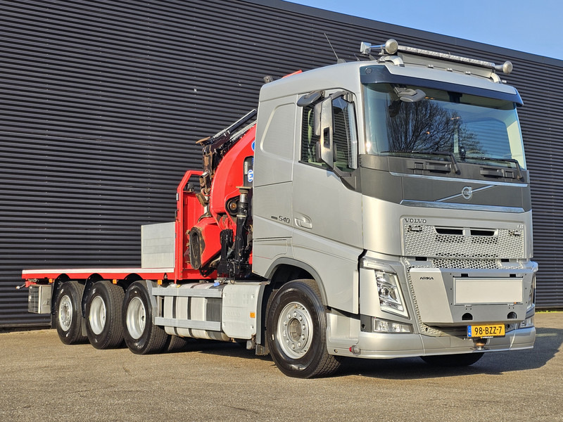 栏板式/ 平板卡车, 起重车 Volvo FH540 / EFFER 525S / JIB 4S-HD / 8x4/4：图11