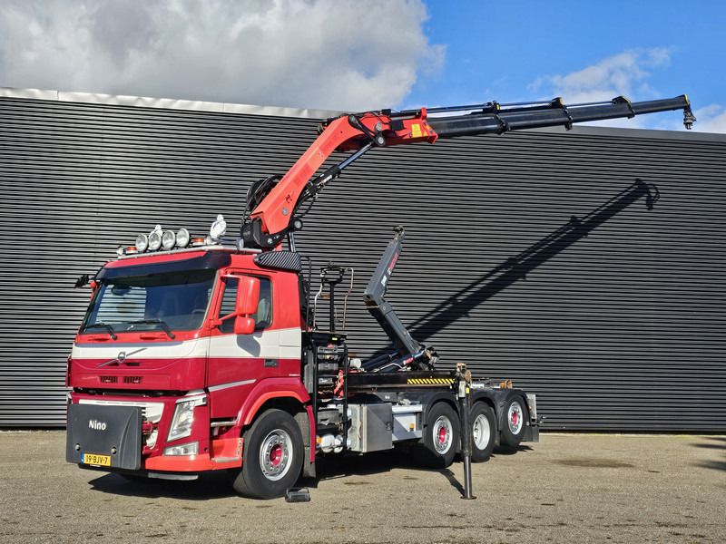 Volvo FM 420 8x2 / HIAB HOOKLIFT + 30 t/m CRANE - KRAN - 起重车:图1 Volvo FM 420 8x2 / HIAB HOOKLIFT + 30 t/m CRANE - KRAN - 起重车:图1