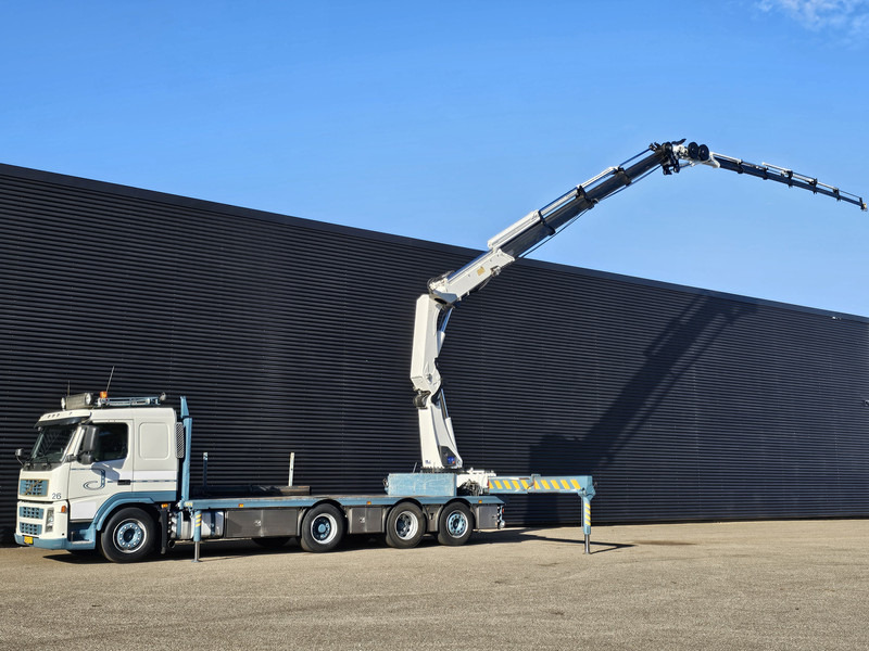 Volvo FM 420 8x2 / HMF 55 t/m CRANE + JIB - 栏板式/ 平板卡车, 起重车:图1 Volvo FM 420 8x2 / HMF 55 t/m CRANE + JIB - 栏板式/ 平板卡车, 起重车:图1