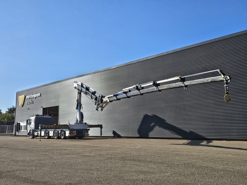 Volvo FM 420 8x2 / HMF 55 t/m CRANE + JIB - 栏板式/ 平板卡车, 起重车:图3 Volvo FM 420 8x2 / HMF 55 t/m CRANE + JIB - 栏板式/ 平板卡车, 起重车:图3