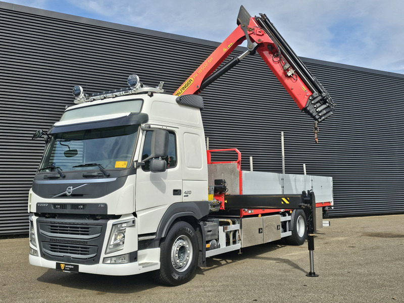 Volvo FM420 4x2 / PALFINGER 18502 - 17 mtr / CRANE / KRAN - 栏板式/ 平板卡车, 起重车:图5 Volvo FM420 4x2 / PALFINGER 18502 - 17 mtr / CRANE / KRAN - 栏板式/ 平板卡车, 起重车:图5