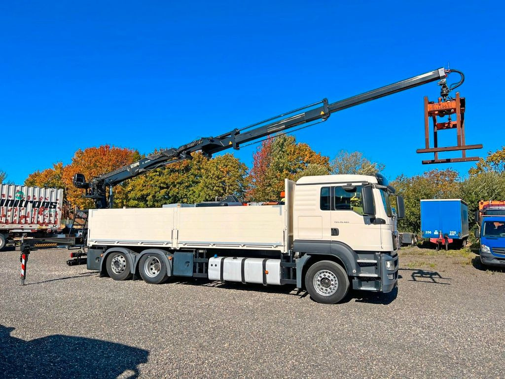 MAN 26.480 6X2 Baustoff mit Kran HIAB Top Zustand MAN 26.480 6X2 Baustoff mit Kran HIAB Top Zustand - 起重车, 栏板式/ 平板卡车:图2 MAN 26.480 6X2 Baustoff mit Kran HIAB Top Zustand MAN 26.480 6X2 Baustoff mit Kran HIAB Top Zustand - 起重车, 栏板式/ 平板卡车:图2