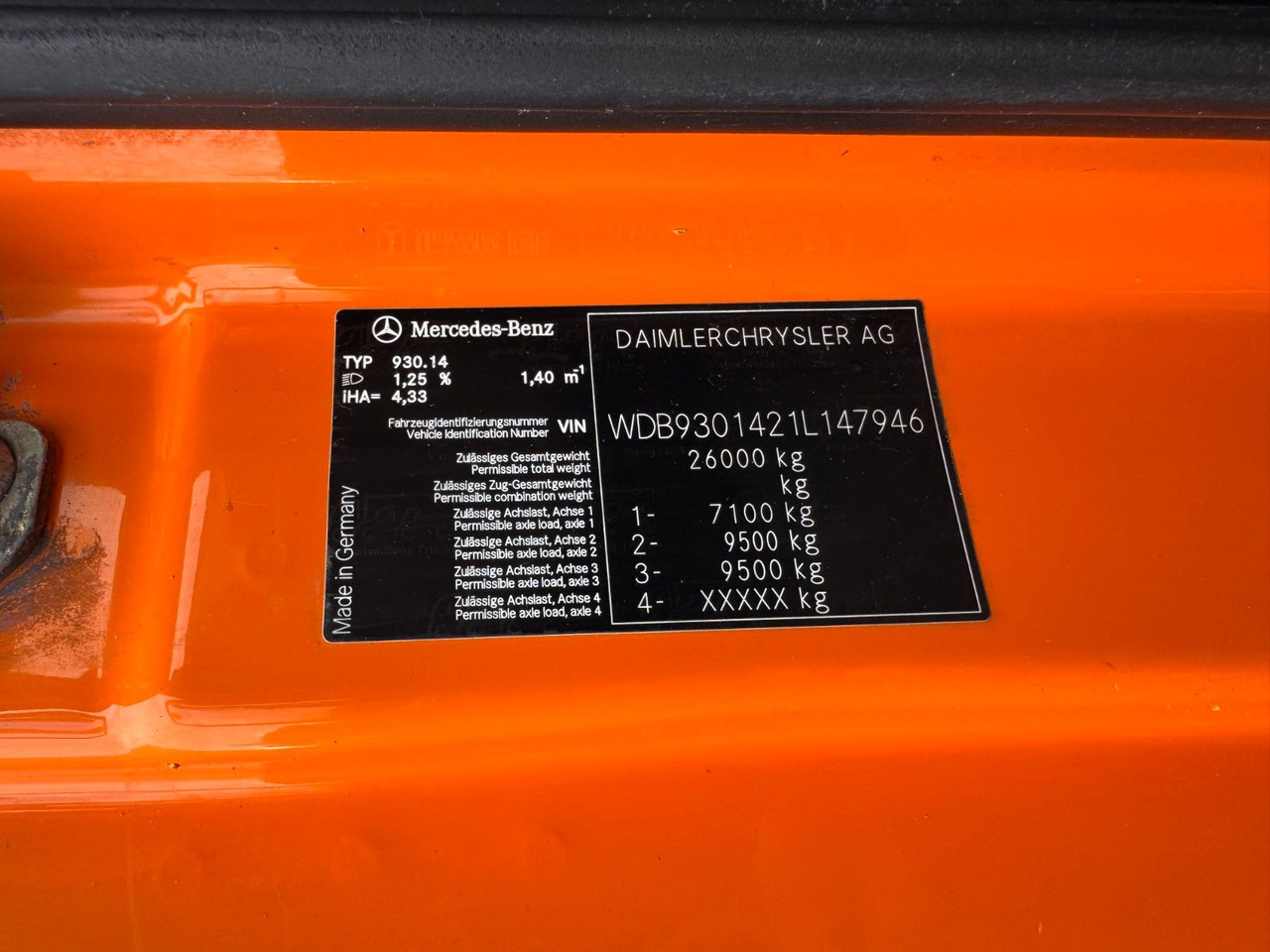 Mercedes-Benz 2646 6X4 Hellmers Saug Druck Spülwagen Retarder - 真空车:图4 Mercedes-Benz 2646 6X4 Hellmers Saug Druck Spülwagen Retarder - 真空车:图4