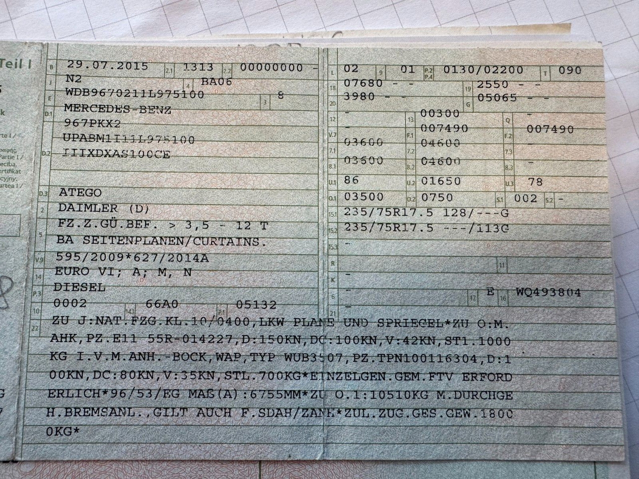 Mercedes-Benz 818 4X2 Pritsche & Plane & Tang Pritsche & Plane Mercedes-Benz 818 4X2 Pritsche & Plane & Tang Pritsche & Plane - 侧帘货车:图2 Mercedes-Benz 818 4X2 Pritsche & Plane & Tang Pritsche & Plane Mercedes-Benz 818 4X2 Pritsche & Plane & Tang Pritsche & Plane - 侧帘货车:图2