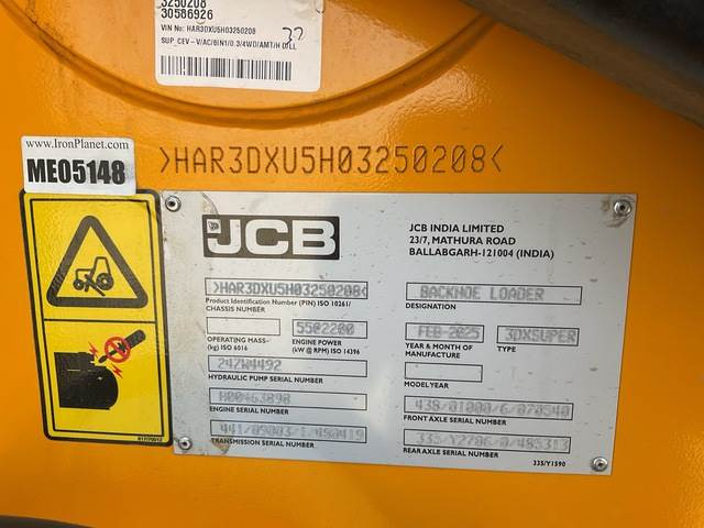 JCB 3DX - 反铲装载机:图5 JCB 3DX - 反铲装载机:图5
