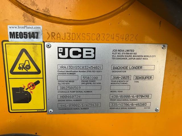 JCB 3DX - 反铲装载机:图5 JCB 3DX - 反铲装载机:图5