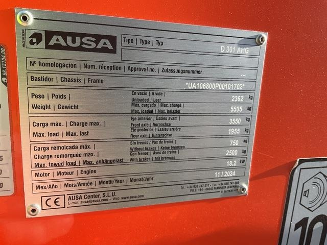 Ausa D301AHG - 小型自卸车:图5 Ausa D301AHG - 小型自卸车:图5