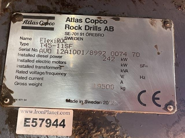 Atlas Copco Flexiroc T45-11SF - 钻机:图5 Atlas Copco Flexiroc T45-11SF - 钻机:图5