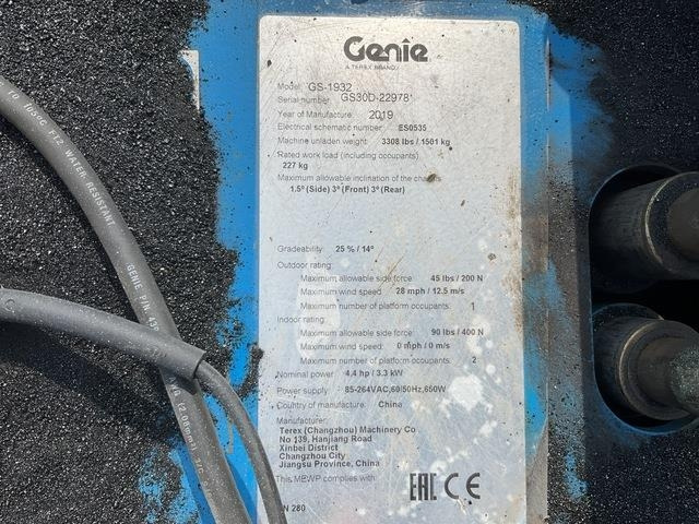 Genie GS1932 - 剪式升降机:图5 Genie GS1932 - 剪式升降机:图5