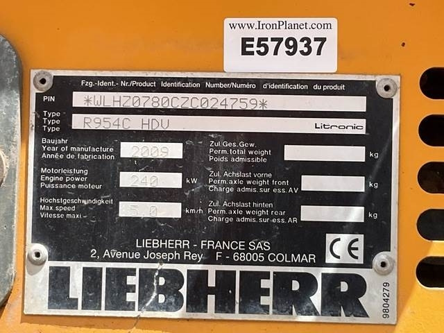 Liebherr R954C HDV - 拆除挖掘机:图5 Liebherr R954C HDV - 拆除挖掘机:图5