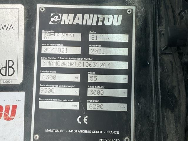 Manitou M30-4 - 越野叉车:图5 Manitou M30-4 - 越野叉车:图5