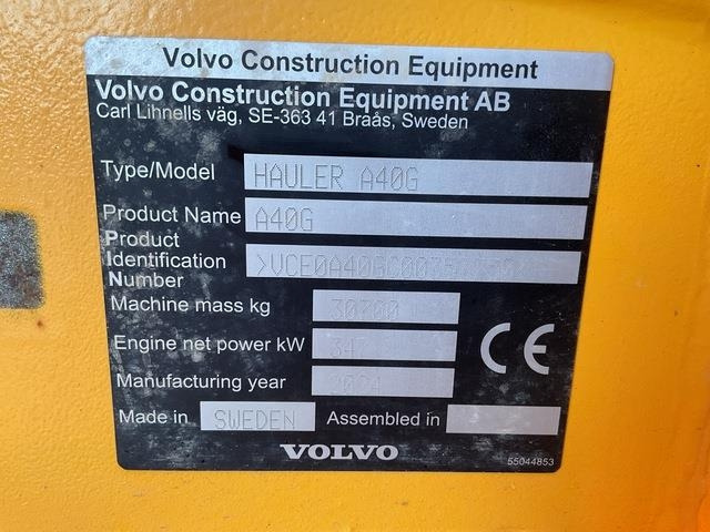 Volvo A40G - 铰接式自卸车:图5 Volvo A40G - 铰接式自卸车:图5