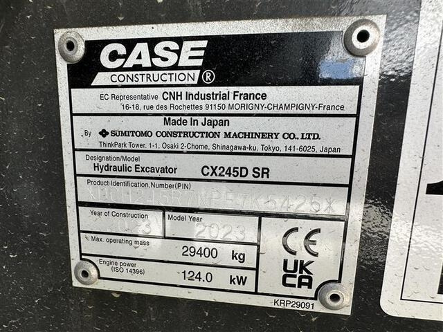 CASE CX245DSR - 履带式挖掘机:图5 CASE CX245DSR - 履带式挖掘机:图5