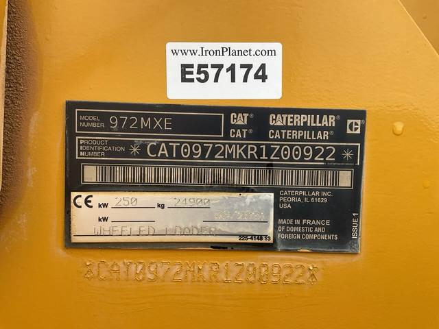 CAT 972M XE - 轮式装载机:图5 CAT 972M XE - 轮式装载机:图5