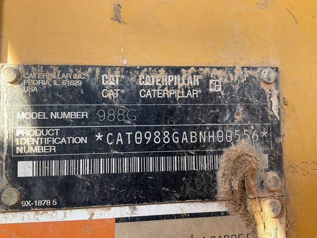 CAT 988G - 轮式装载机:图5 CAT 988G - 轮式装载机:图5