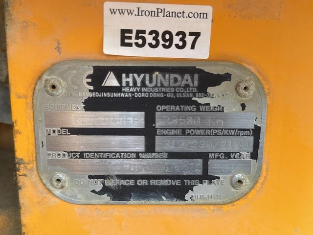 Hyundai HL970 - 轮式装载机:图5 Hyundai HL970 - 轮式装载机:图5