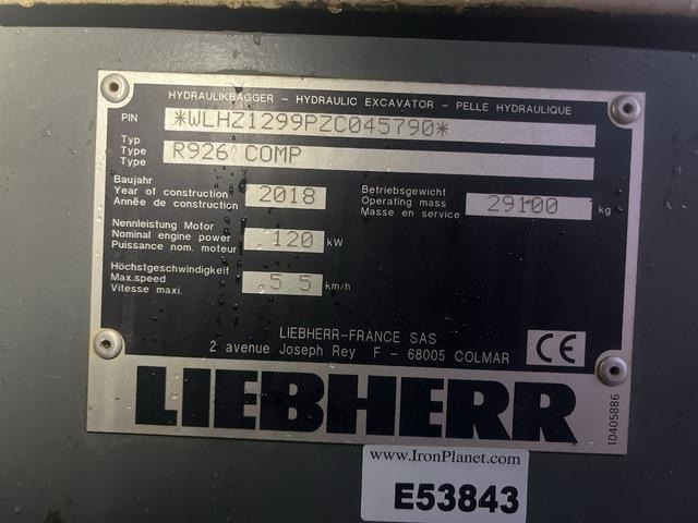 Liebherr R926 Compact - 履带式挖掘机:图5 Liebherr R926 Compact - 履带式挖掘机:图5