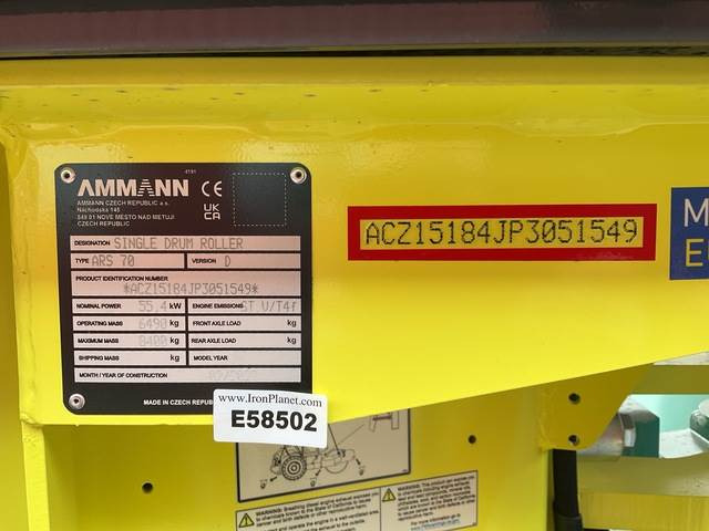 Ammann ARS70 - 压实机:图5 Ammann ARS70 - 压实机:图5