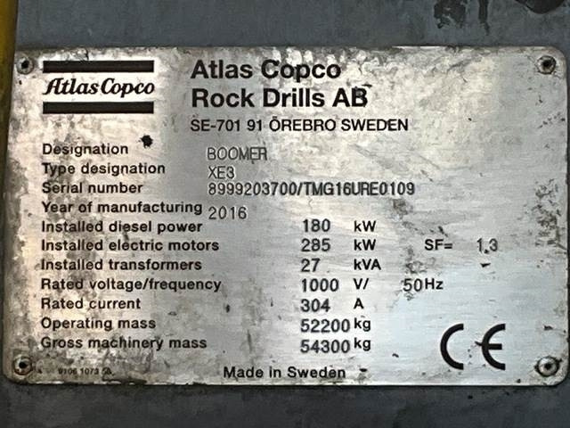Atlas Copco XE3C - 采矿机械:图5 Atlas Copco XE3C - 采矿机械:图5
